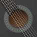 12 darabos fekete klasszikus gitár kezdőkészlet 4/4 39"