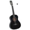 Fekete klasszikus gitár kezdőknek és gyerekeknek 3/4 36"