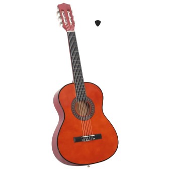 klasszikus hársfa gitár kezdőknek és gyerekeknek 3/4 36"