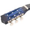 Kék klasszikus gitár kezdőknek és gyerekeknek 1/2 34"
