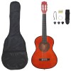 8 darabos klasszikus gitár kezdőkészlet 1/2 34"