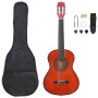 8 darabos klasszikus gitár kezdőkészlet 1/2 34"