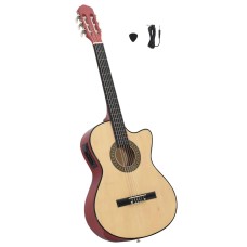 6 húros klasszikus western cutaway gitár hangszínszabályzóval