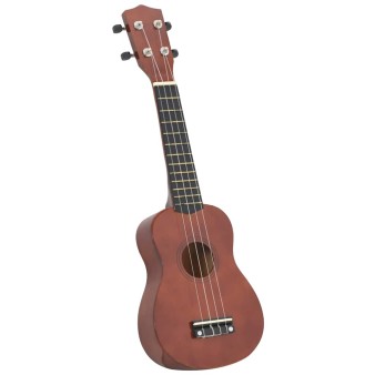 Természetes soprano ukulele készlet táskával gyerekeknek 23"