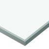 Ezüst esg üveg és alumínium tolóajtó puha ütközőkkel 76x205 cm