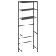 3 szintes fekete wc feletti tárolóállvány 53 x 28 x 169 cm 3 szintes fekete wc feletti tárolóállvány 53 x 28 x 169 cm