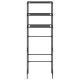 3 szintes fekete wc feletti tárolóállvány 53 x 28 x 169 cm 3 szintes fekete wc feletti tárolóállvány 53 x 28 x 169 cm