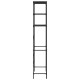 3 szintes fekete wc feletti tárolóállvány 53 x 28 x 169 cm 3 szintes fekete wc feletti tárolóállvány 53 x 28 x 169 cm