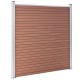 Barna wpc kerítéspanel 1045 x 186 cm Barna wpc kerítéspanel 1045 x 186 cm