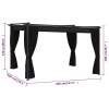 Antracitszürke pavilon 4 x 3 m