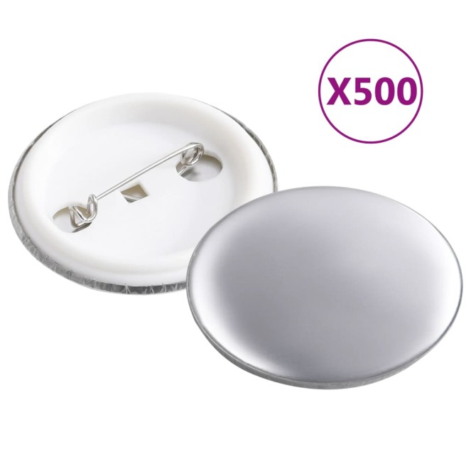 500 szett 37 mm-es kitűző alkatrész 500 szett 37 mm-es kitűző alkatrész
