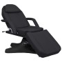 Fekete masszázsasztal 180 x 62 x (86,5-118) cm