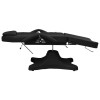 Fekete masszázsasztal 180 x 62 x (86,5-118) cm