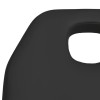 Fekete masszázsasztal 180 x 62 x (87-112) cm