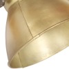 Sárgaréz színű ipari falilámpa 45 x 25 cm e27