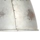 Kerek ezüstszínű ipari függőlámpa 25 w 31 cm e27