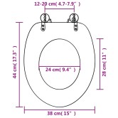 Zöld vízcseppmintás mdf wc-ülőke lassan csukódó fedéllel Zöld vízcseppmintás mdf wc-ülőke lassan csukódó fedéllel