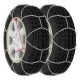 2 db 400-as méretű gépkocsi-hólánc 16 mm suv 4x4 2 db 400-as méretű gépkocsi-hólánc 16 mm suv 4x4