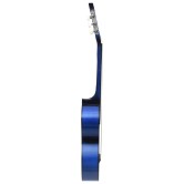 Kék 4/4-es klasszikus gitár kezdőknek tokkal 39" Kék 4/4-es klasszikus gitár kezdőknek tokkal 39"