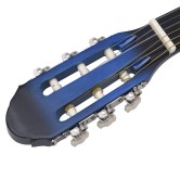 Kék 4/4-es klasszikus gitár kezdőknek tokkal 39" Kék 4/4-es klasszikus gitár kezdőknek tokkal 39"