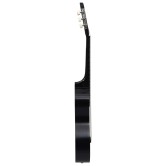 Fekete 4/4-es klasszikus gitár kezdőknek tokkal 39" Fekete 4/4-es klasszikus gitár kezdőknek tokkal 39"