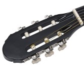 Fekete 4/4-es klasszikus gitár kezdőknek tokkal 39" Fekete 4/4-es klasszikus gitár kezdőknek tokkal 39"