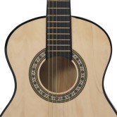 1/2-es klasszikus gitár kezdőknek és gyereknek tokkal 34" 1/2-es klasszikus gitár kezdőknek és gyereknek tokkal 34"