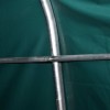 Sötétzöld elmozdítható pvc állattartó sátor 550 g/m² 3,3x3,2 m