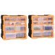 2 db többfiókos szervező 12 fiókkal 26,5 x 16 x 26 cm
