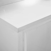 2db rozsdamentes acél munkaasztal tolóajtókkal 200x50x(95-97)cm 2db rozsdamentes acél munkaasztal tolóajtókkal 200x50x(95-97)cm