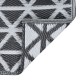 Fekete pp kültéri szőnyeg 120 x 180 cm
