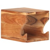 Falra szerelhető tömör akácfa kerékpártartó 35 x 25 x 25 cm Falra szerelhető tömör akácfa kerékpártartó 35 x 25 x 25 cm
