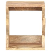 Falra szerelhető tömör mangófa gördeszkatartó 25 x 20 x 30 cm Falra szerelhető tömör mangófa gördeszkatartó 25 x 20 x 30 cm