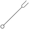 Acél xxl méretű tűztál piszkavassal 62 cm