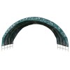Zöld pvc állattartó sátor 3,7 x 3,7 m