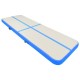 Kék pvc felfújható tornamatrac pumpával 300 x 100 x 15 cm Kék pvc felfújható tornamatrac pumpával 300 x 100 x 15 cm