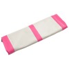 Rózsaszín pvc felfújható tornamatrac pumpával 400 x 100 x 15 cm