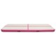 Rózsaszín pvc felfújható tornamatrac pumpával 500 x 100 x 15 cm Rózsaszín pvc felfújható tornamatrac pumpával 500 x 100 x 15 cm