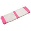 Rózsaszín pvc felfújható tornamatrac pumpával 600 x 100 x 15 cm