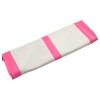 Rózsaszín pvc felfújható tornamatrac pumpával 800 x 100 x 15 cm