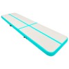 Zöld pvc felfújható tornamatrac pumpával 700 x 100 x 20 cm