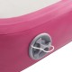 Rózsaszín pvc felfújható tornamatrac pumpával 200 x 200 x 10 cm