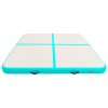 Zöld pvc felfújható tornamatrac pumpával 200 x 200 x 20 cm