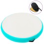 Zöld pvc felfújható tornamatrac pumpával 100 x 100 x 10 cm