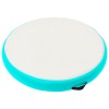 Zöld pvc felfújható tornamatrac pumpával 100 x 100 x 10 cm