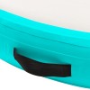 Zöld pvc felfújható tornamatrac pumpával 100 x 100 x 10 cm