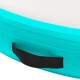 Zöld pvc felfújható tornamatrac pumpával 100 x 100 x 10 cm