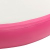 Rózsaszín pvc felfújható tornamatrac pumpával 100 x 100 x 15 cm