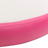 Rózsaszín pvc felfújható tornamatrac pumpával 100 x 100 x 20 cm