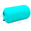 Zöld pvc felfújható tornahenger pumpával 100 x 60 cm